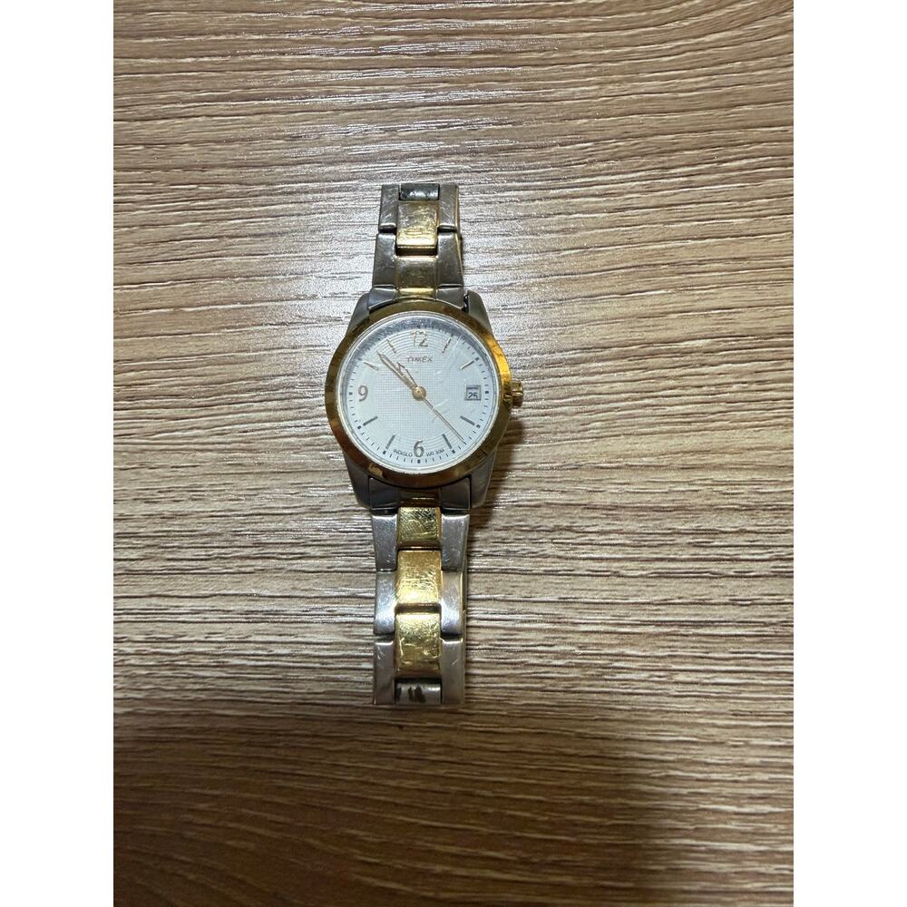 Vintage Gold and Silver Vintage Timex Timepiece - Picture 1 of 7